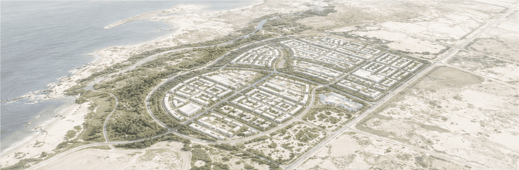 A coastal master plan integrating communities, landscape and infrastructure